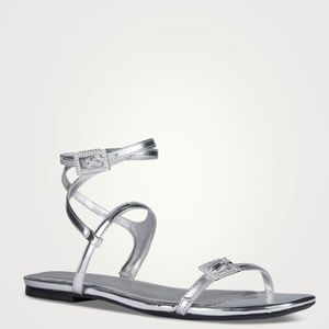 Black Suede Studio Sandals